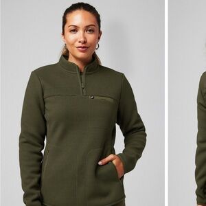 Fabletics Utility Jacket in Olive